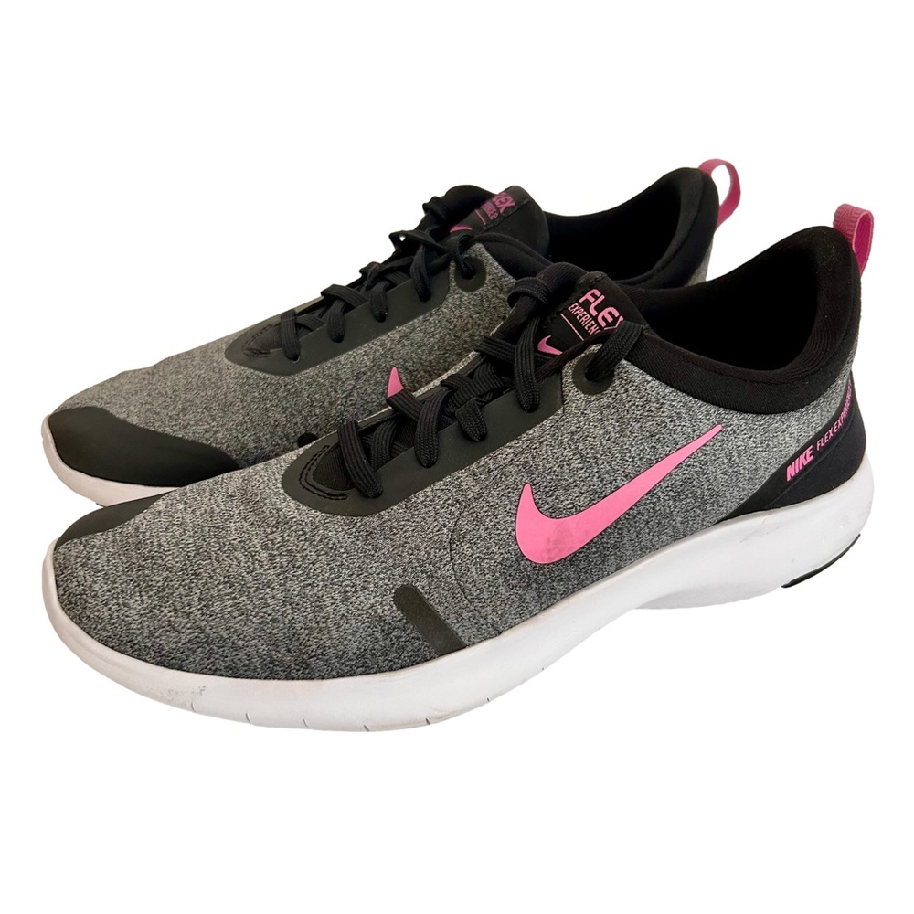 Nike Flex Experience 8 Gray Running Sneakers Shoes AR4948-003 Women’s Size 9.5